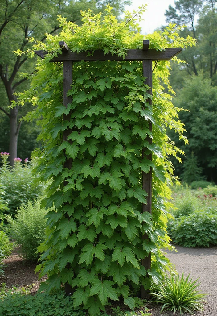 NZ Native Garden Landscape Design: A Natural Guide with 17 Indigenous-Inspired Concepts - 15. Optimize Vertical Space with Native Climbers