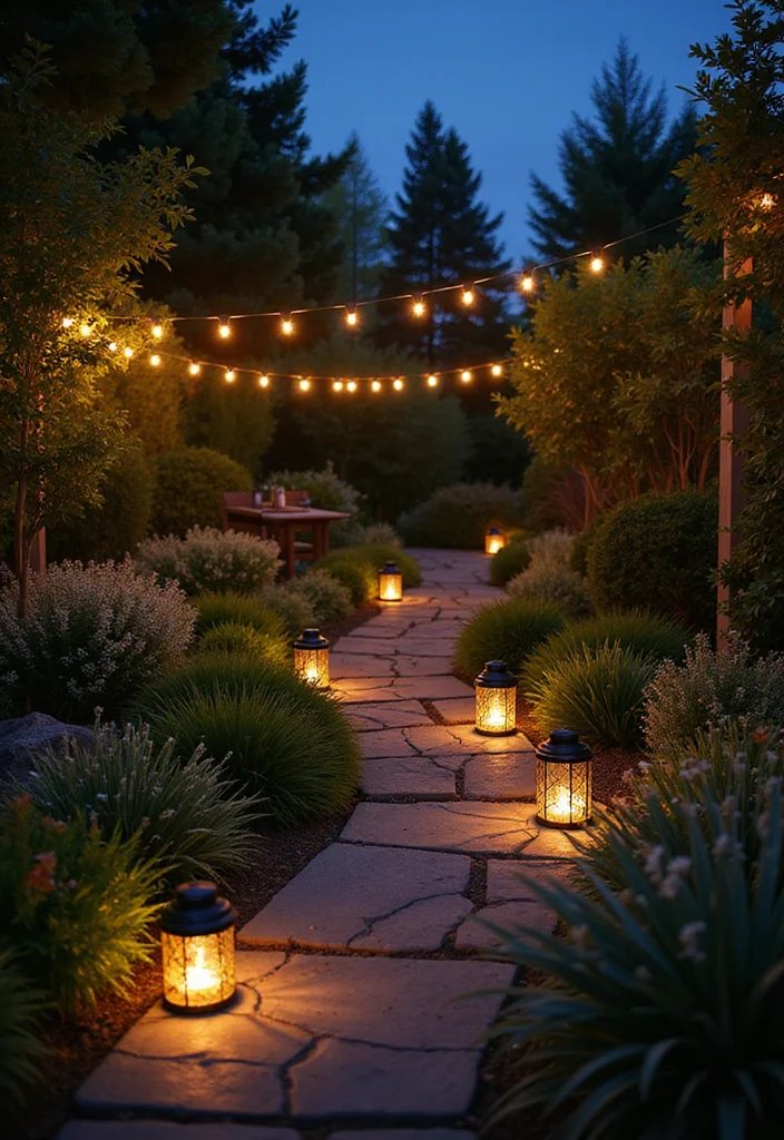 New Build Garden Ideas: A Fresh Guide with 18 Modern Outdoor Inspirations - 11. Outdoor Lighting Solutions