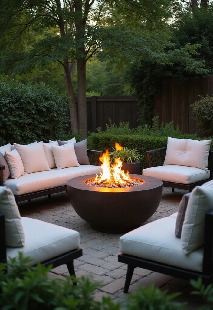 New Build Garden Ideas: A Fresh Guide with 18 Modern Outdoor Inspirations - 9. Modern Fire Pits