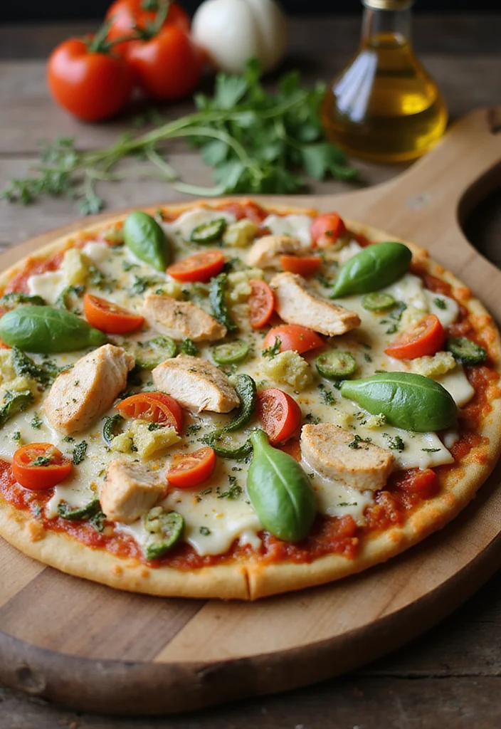 Olive Garden Italian Dressing Chicken: A Flavorful Guide with 17 Tasty Serving Inspirations - 9. Italian Chicken Pizza with Garden Fresh Toppings