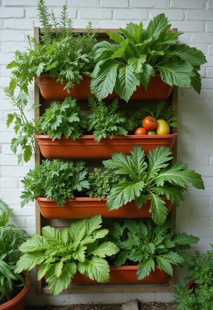 Out Doors Design Garden Ideas: A Fresh Guide with 17 Open-Air Styling Inspirations - 5. Vertical Vegetable Gardens: Grow Your Own Food