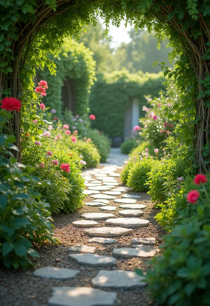Plant Decor Outdoor Garden Ideas: A Lively Guide with 18 Nature-Driven Styling Inspirations - 13. Garden Paths