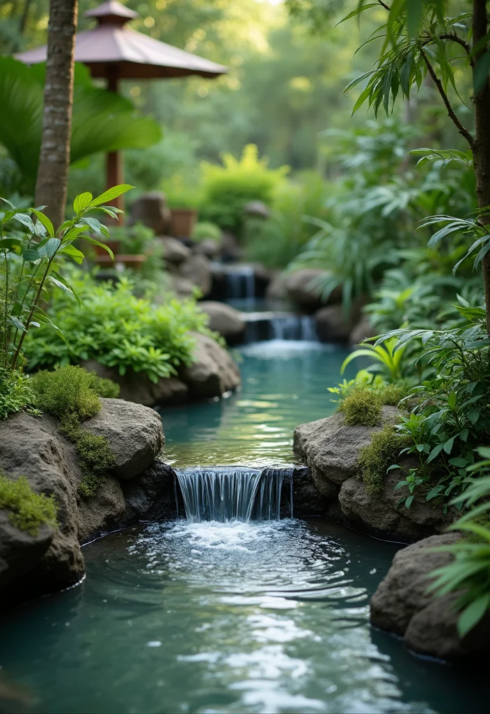 Plant Decor Outdoor Garden Ideas: A Lively Guide with 18 Nature-Driven Styling Inspirations - 14. Water Features