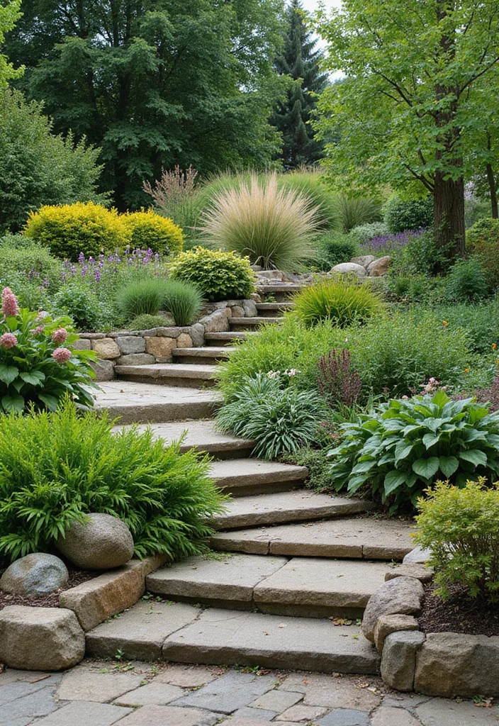 Plant Decor Outdoor Garden Ideas: A Lively Guide with 18 Nature-Driven Styling Inspirations - 8. Terraced Planting