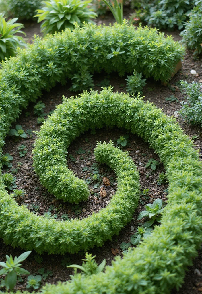 Raised Garden Beds Layout: A Structured Guide with 19 Efficient Growing Layout Inspirations - 10. Herb Spiral Garden