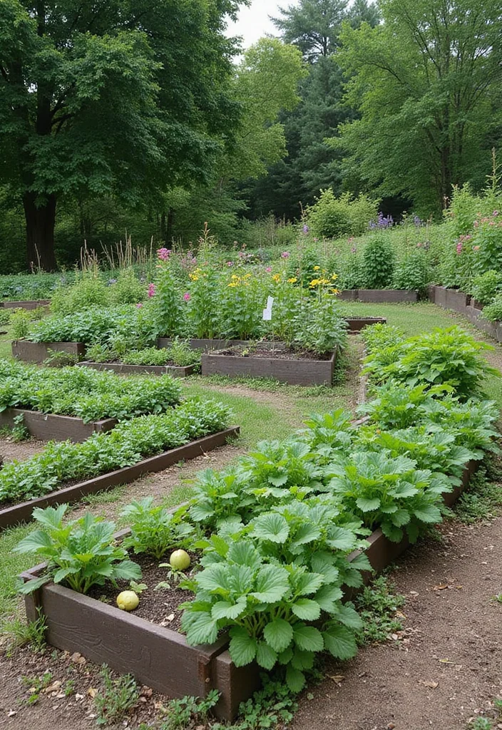 Raised Garden Beds Layout: A Structured Guide with 19 Efficient Growing Layout Inspirations - 4. Tiered Raised Beds