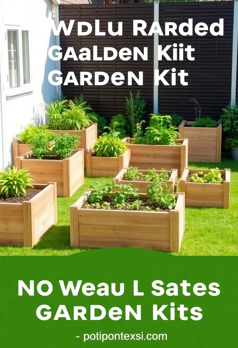 Raised Vegetable Garden Design Layout: A Builder’s Guide with 19 Productive Layout Inspirations - 10. Modular Raised Garden Kits