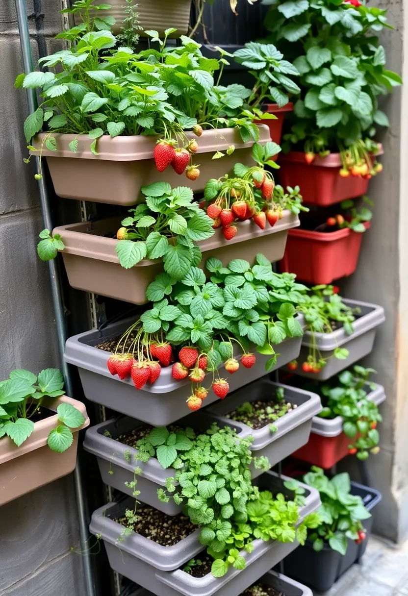 Raised Vegetable Garden Design Layout: A Builder’s Guide with 19 Productive Layout Inspirations - 5. Stacked Planters