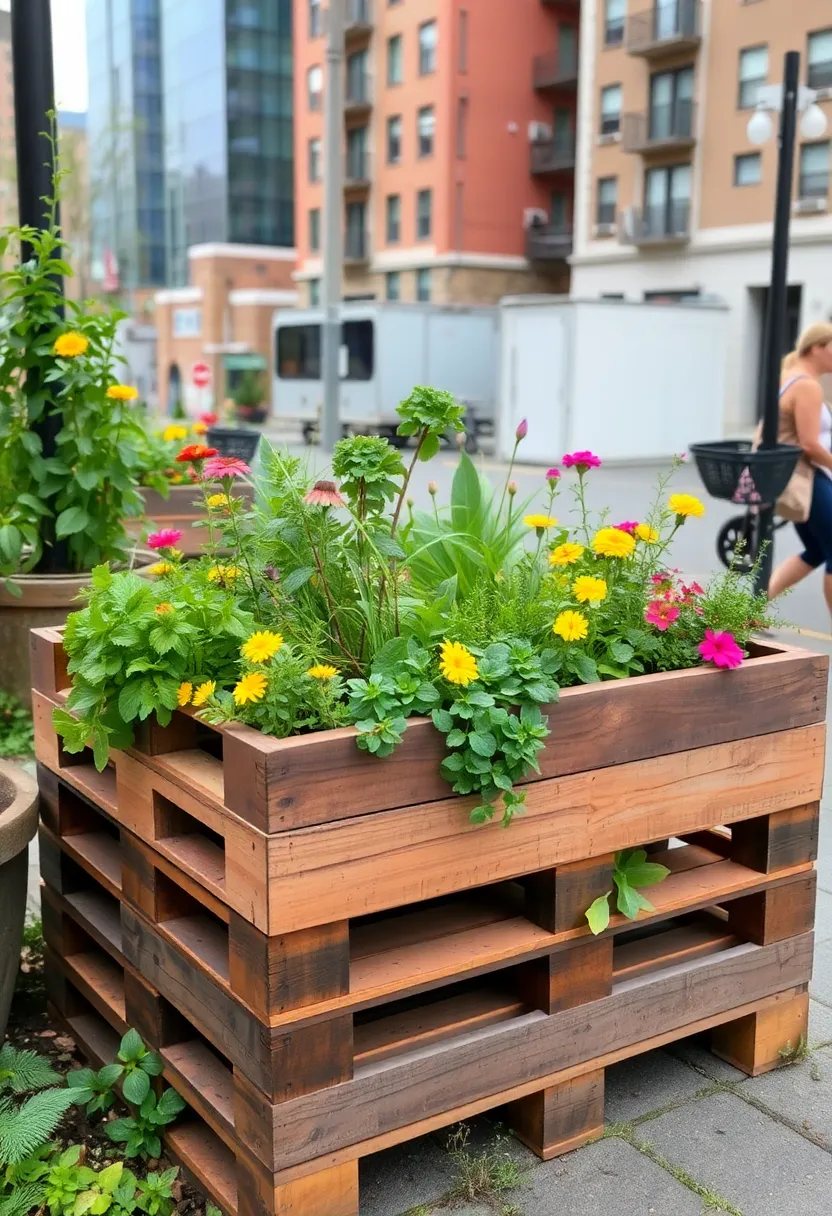 Raised Vegetable Garden Design Layout: A Builder’s Guide with 19 Productive Layout Inspirations - 7. Pallet Garden