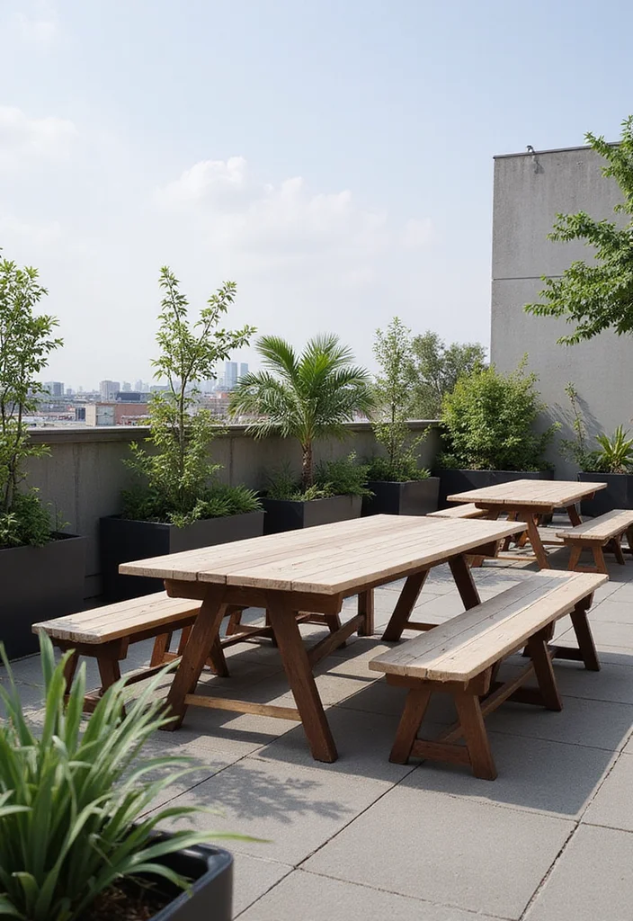 Roof Garden Design Rooftop Terrace: A Stylish Guide with 20 Elevated Outdoor Inspirations - 12. Multi-Functional Furniture: Smart Solutions