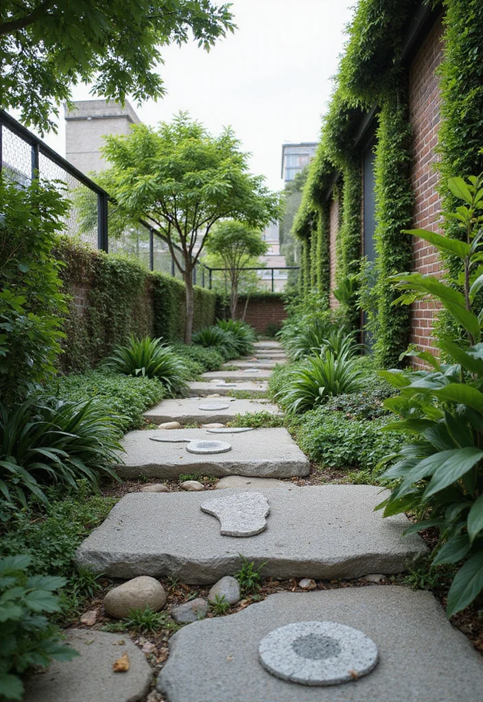 Roof Garden Design Rooftop Terrace: A Stylish Guide with 20 Elevated Outdoor Inspirations - 15. Artistic Pathways: Define Your Space