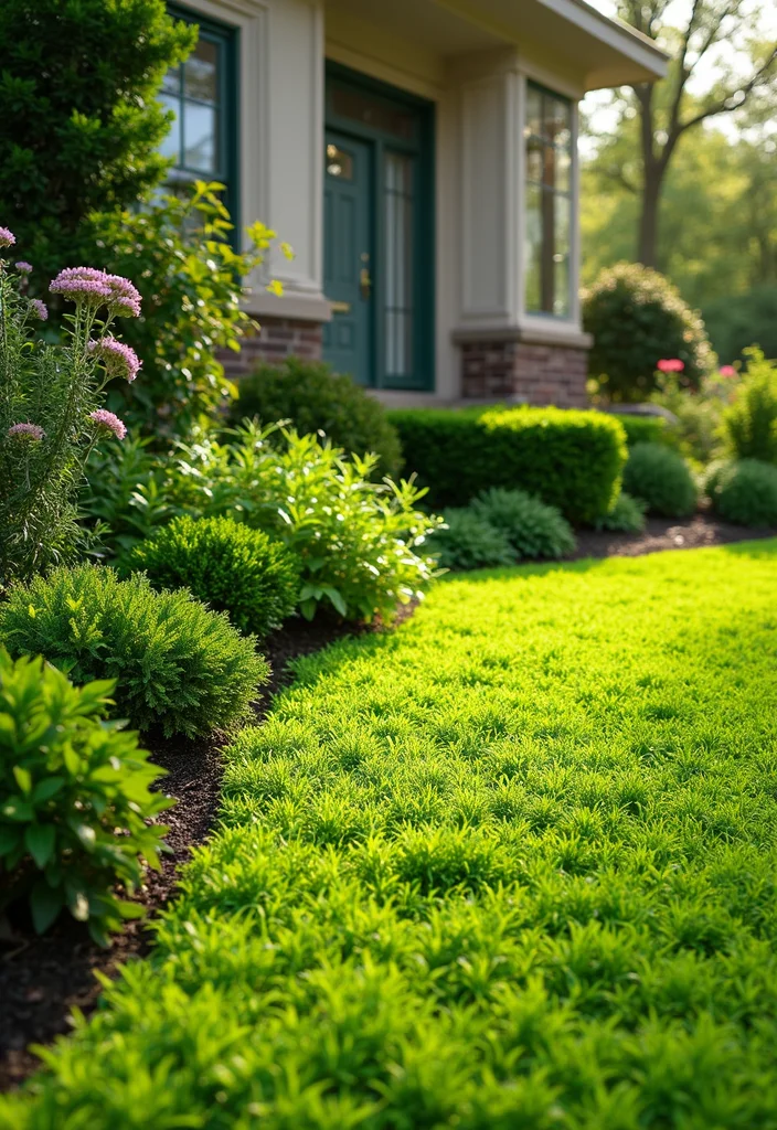 Small Front Garden Ideas: A Compact Guide with 18 Charming Outdoor Inspirations - 11. Use of Ground Cover Plants