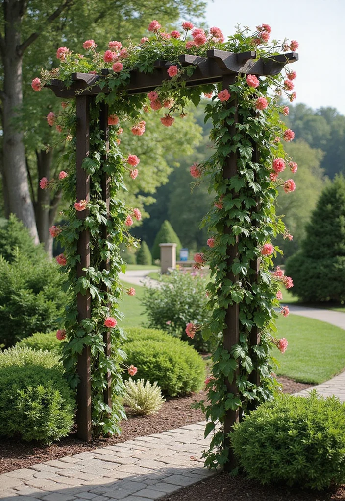 Small Front Garden Ideas: A Compact Guide with 18 Charming Outdoor Inspirations - 8. Decorative Trellises
