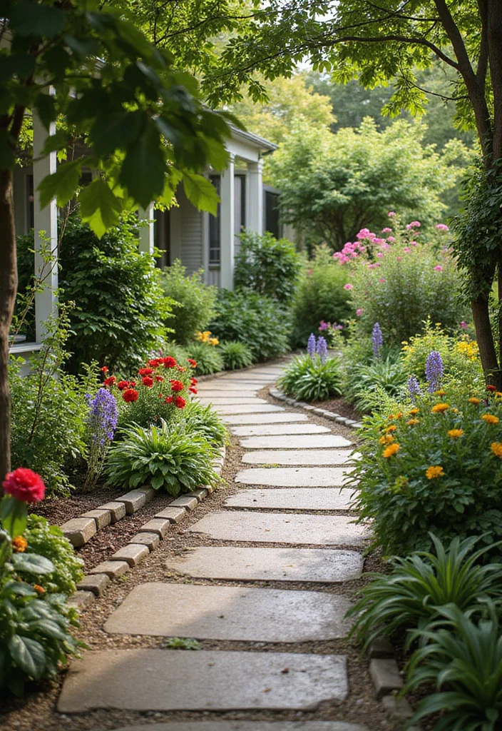 Small Front Garden Ideas UK: A Practical Guide with 18 Inspiring Outdoor Concepts - 11. Creative Pathways
