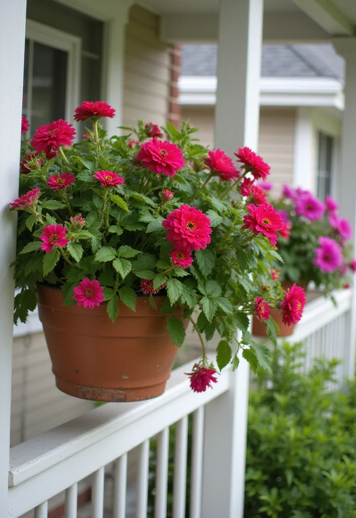 Small Front Garden Ideas UK: A Practical Guide with 18 Inspiring Outdoor Concepts - 2. Hanging Baskets