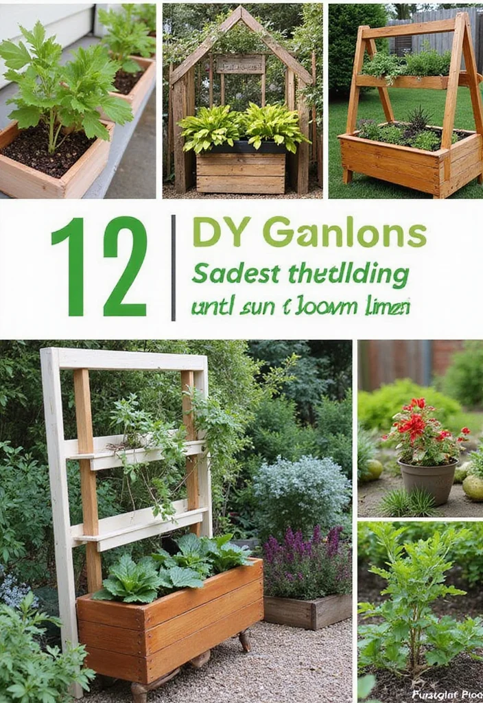 Small Garden Design Low Maintenance: An Easy-Care Guide with 17 Effortless Styling Inspirations - 11. Quick DIY Garden Projects: Fun and Functional
