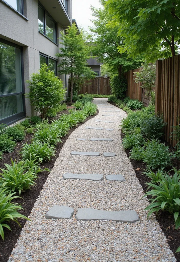 Small Garden Design Low Maintenance: An Easy-Care Guide with 17 Effortless Styling Inspirations - 7. Decorative Gravel: A Modern Touch