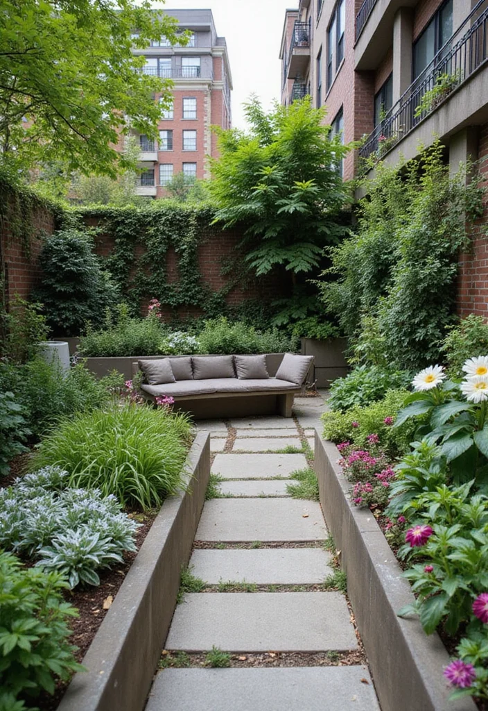 Small Garden Layout Ideas Design: A Smart Guide with 17 Well-Planned Layout Inspirations - 15. Sunken Garden Retreat