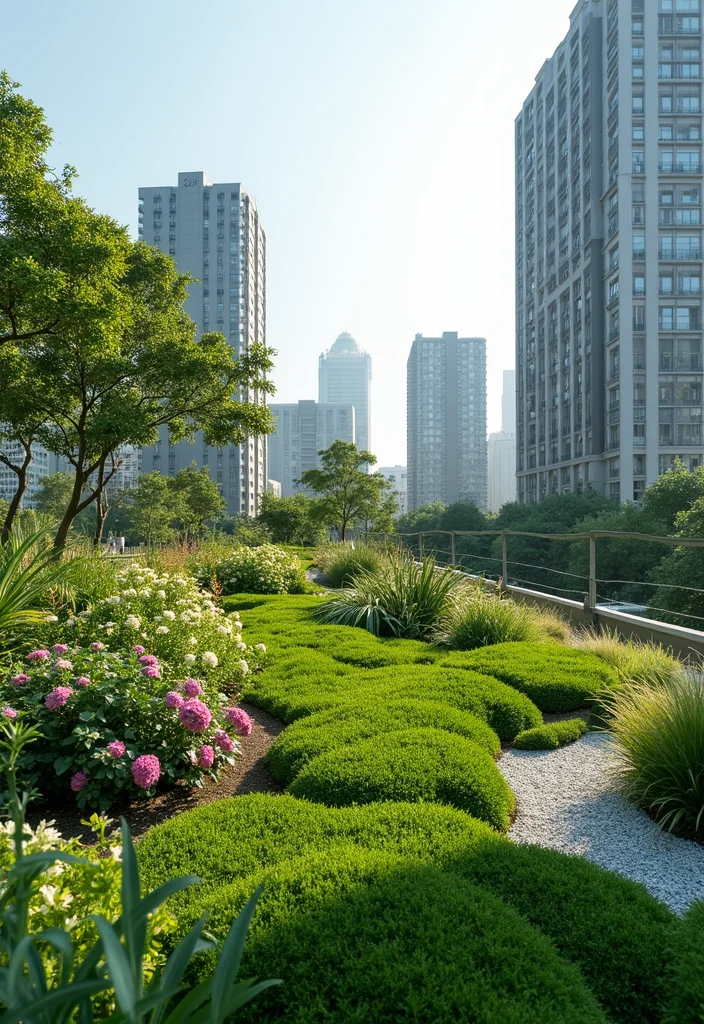 Small Garden Layout Ideas Design: A Smart Guide with 17 Well-Planned Layout Inspirations - 9. Green Roofs