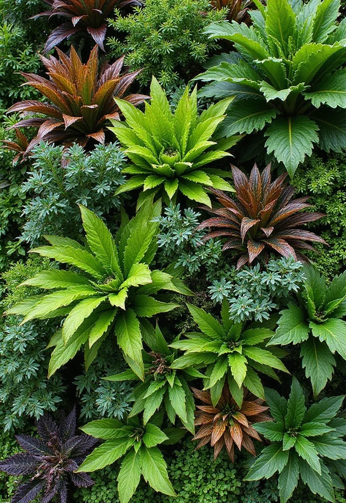Square Garden Design Layout Landscaping: A Structured Guide with 20 Balanced Layout Inspirations - 2. Vertical Gardening Walls