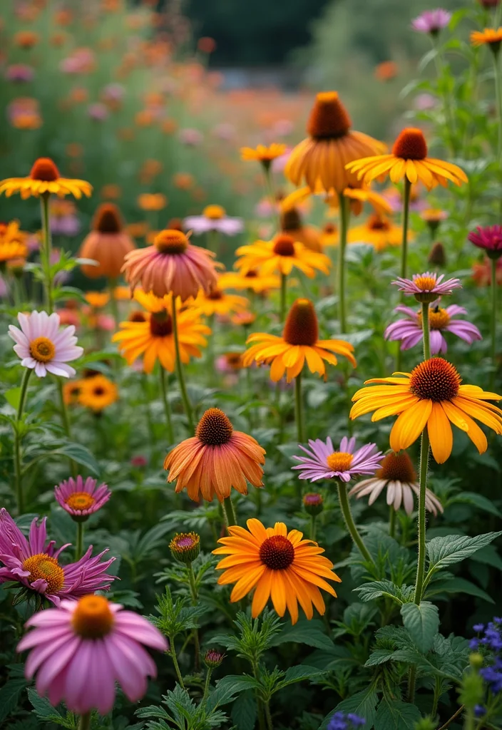 Texas Garden Ideas Landscape Design: A Bold Guide with 17 Southern-Inspired Concepts - 13. Year-Round Color with Perennials
