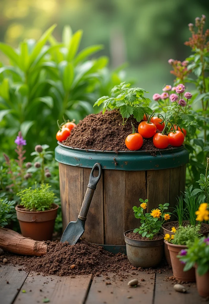 Texas Garden Ideas Landscape Design: A Bold Guide with 17 Southern-Inspired Concepts - 14. Creative Composting Solutions