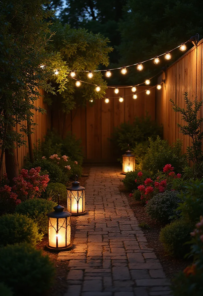 Tropical Garden Design Small Spaces: A Lush Guide with 20 Island-Inspired Outdoor Concepts - 11. Light Up Your Space