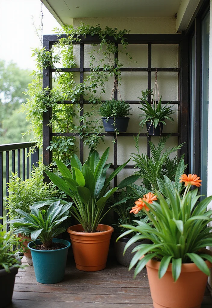 Tropical Garden Design Small Spaces: A Lush Guide with 20 Island-Inspired Outdoor Concepts - 16. Balconies with Trellises