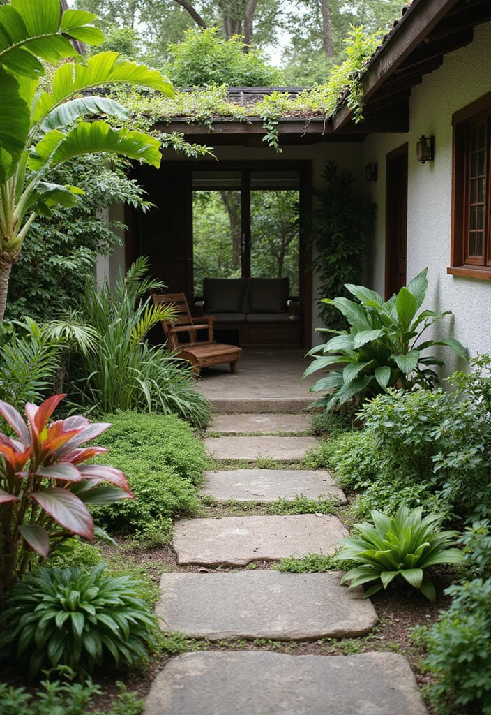 Tropical Garden Design Small Spaces: A Lush Guide with 20 Island-Inspired Outdoor Concepts - 8. Garden Pathways