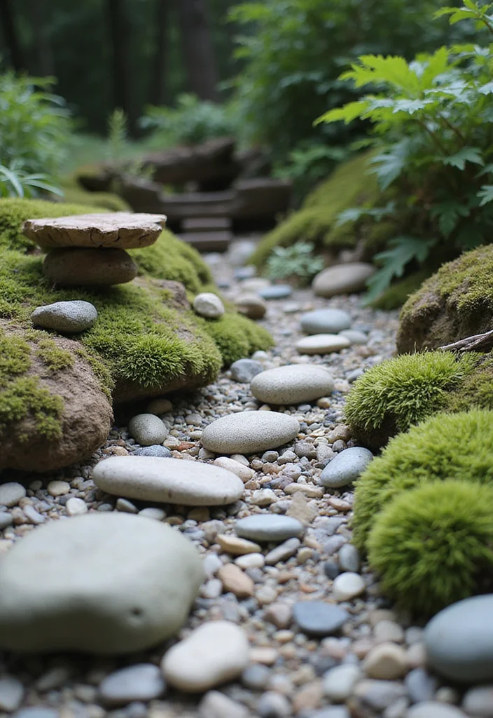 Zen Garden Design Meditation Space: A Peaceful Guide with 20 Serenity-Focused Inspirations - 14. Textural Variety