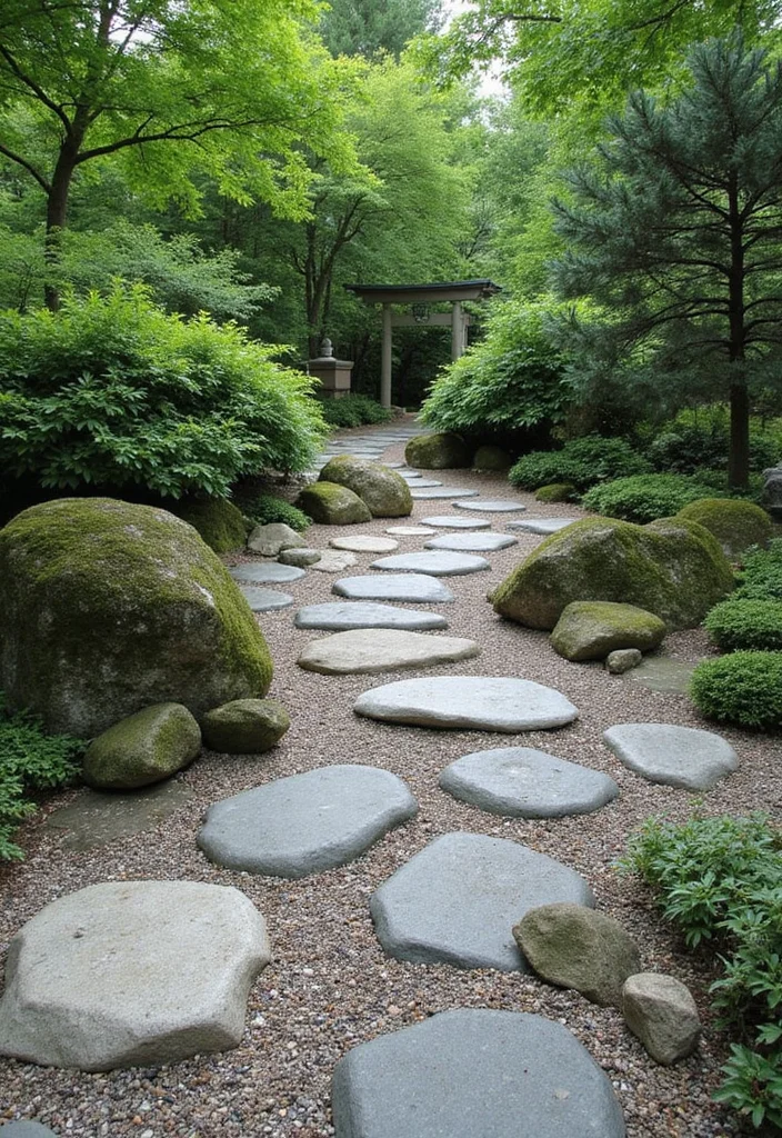 Zen Garden Design Meditation Space: A Peaceful Guide with 20 Serenity-Focused Inspirations - 5. Natural Pathways