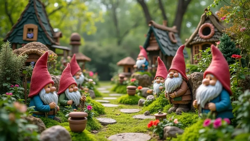 25 Gnome Garden Ideas DIY Fairy Village Creations Full of Magic