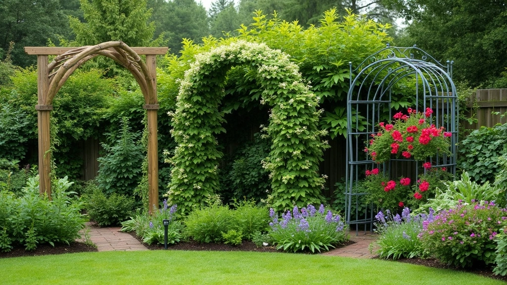 30 DIY Garden Arch Trellis Projects for Beautiful Climbing Plants