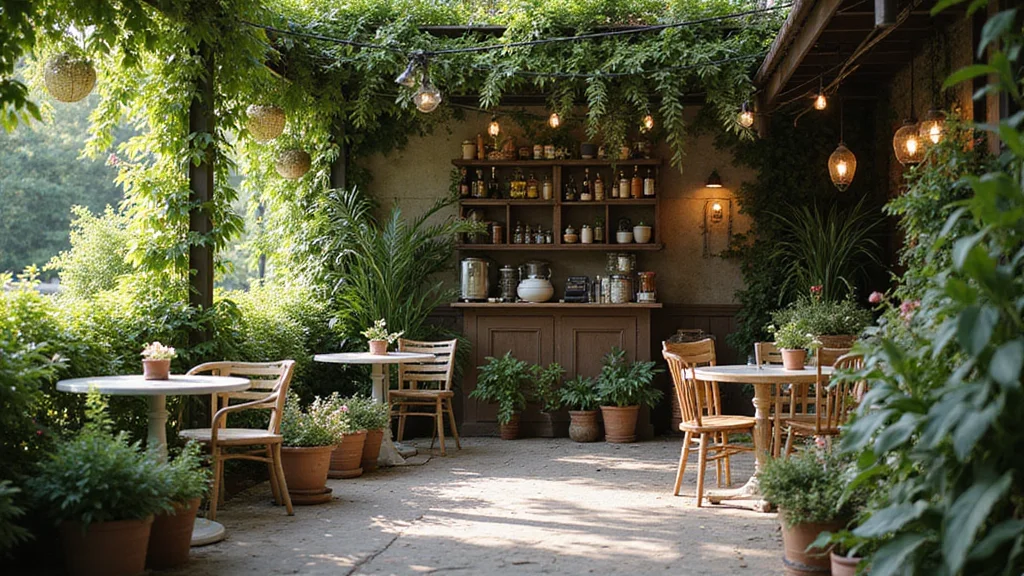 Garden Coffee Shop Design Outdoor: A Cozy Guide with 18 Relaxed Atmosphere Inspirations