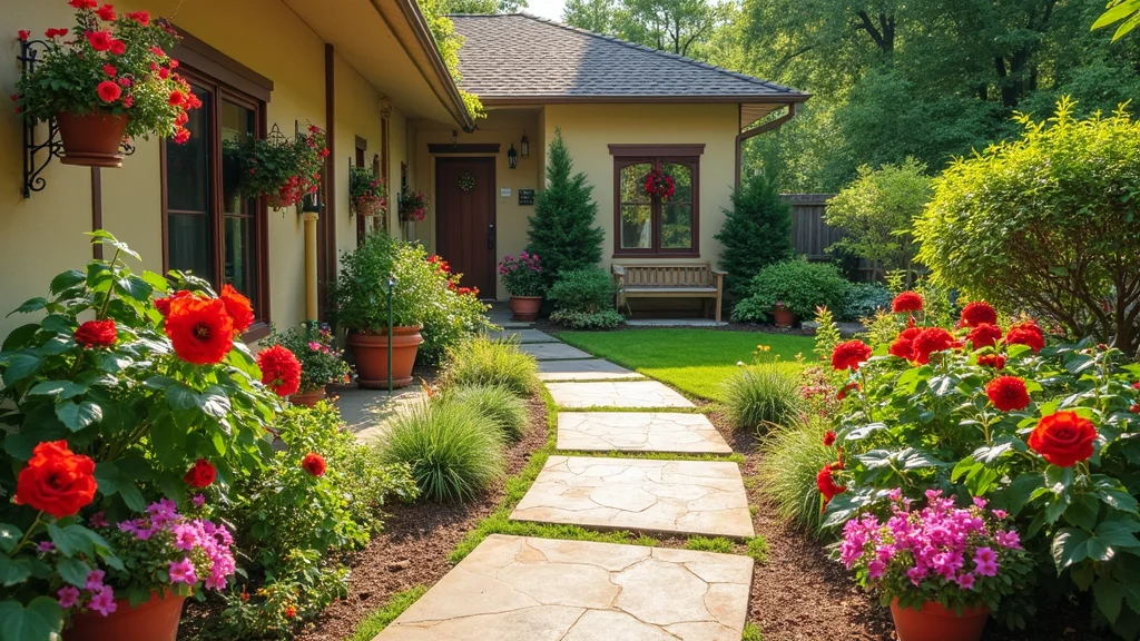 Garden Ideas Front of House: A Welcoming Guide with 20 Charming Entryway Inspirations